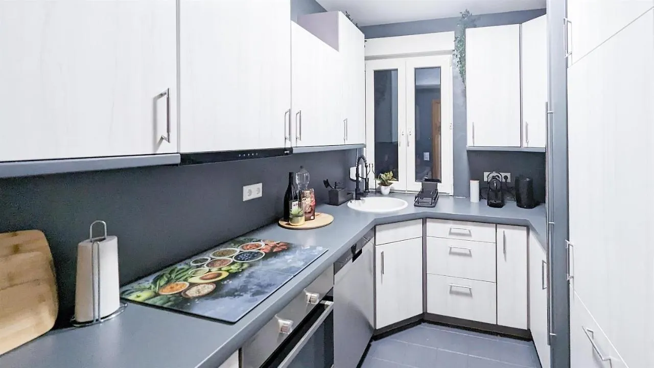 Alfa 4 Zimmer Apartment 8 Personen Netflix Inet Ebk Wm Trockner Stuttgart 0*,